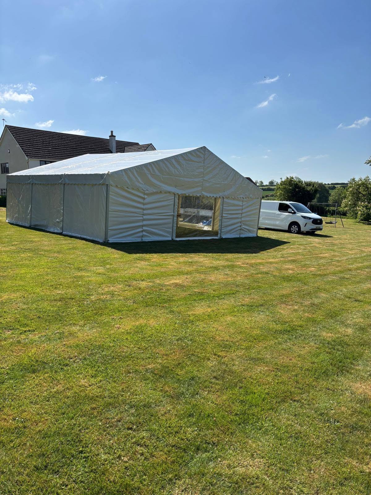 Seasonal storage marquee hire